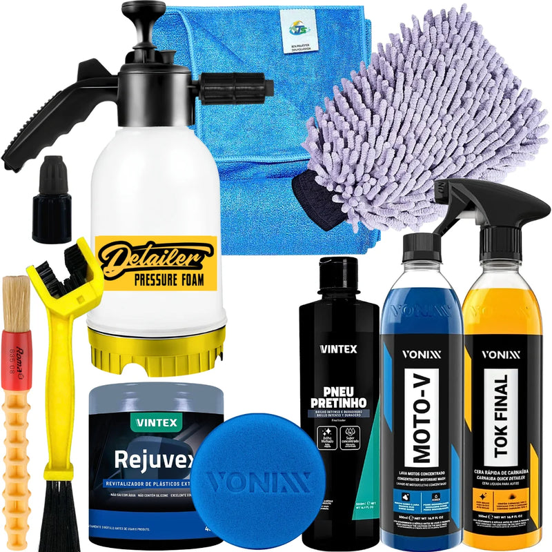 Kit Completo de Detalhamento Automotivo