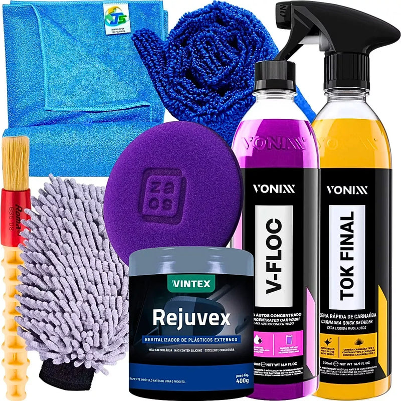 KIT PROFISSIONAL COMPLETO PARA LAVAGEM AUTOMOTIVA