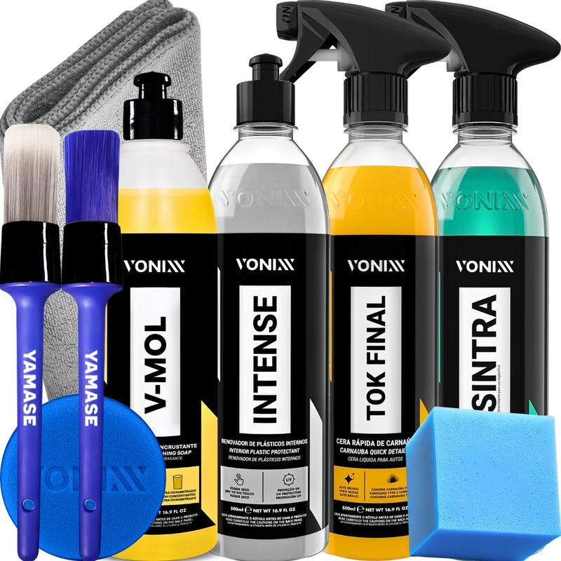 KIT COMPLETO DE CUIDADOS AUTOMOTIVOS