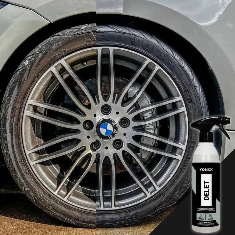 Delet Produto para Limpeza de Pneus Plásticos Borracha Automotiva Delet 500ml Vonixx